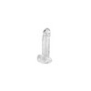Gode jelly transparent ventouse taille L 20cm 